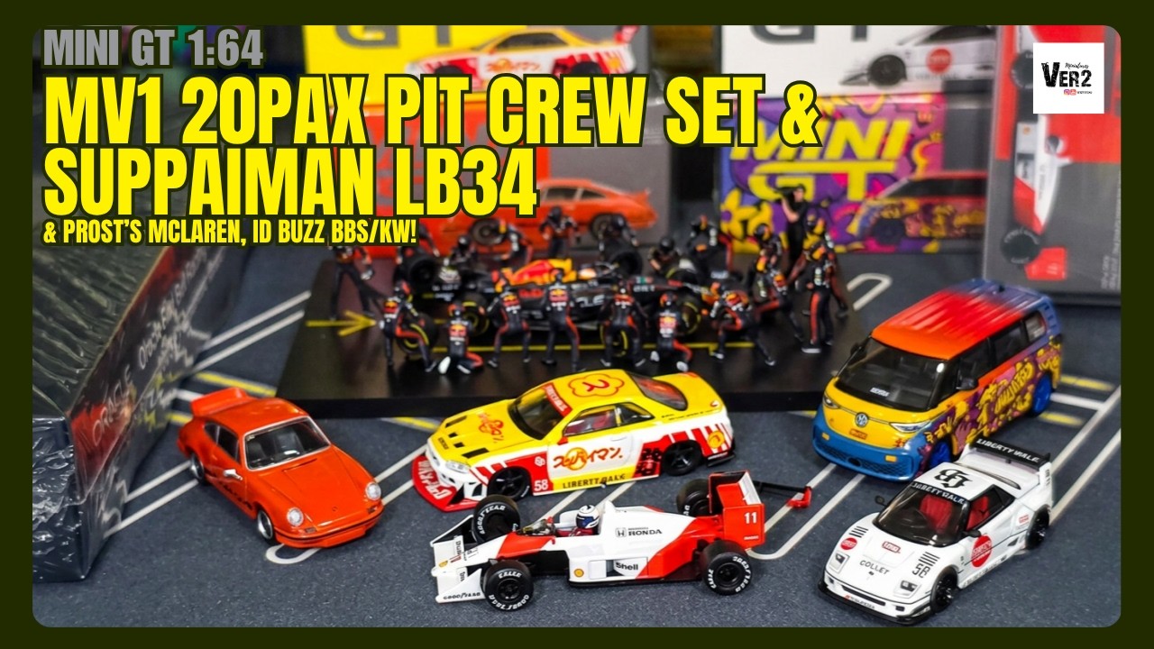 F1 Legends, LBWK AZ-1 & Suppaiman ER34! | V2 Toys Mini GT unBox Series Ep. 108