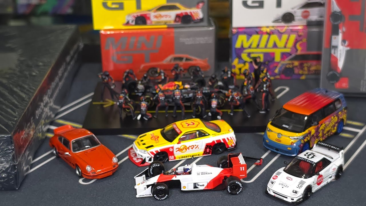 Mini GT unBox Series Ep. 108: F1 Legends, LBWK AZ-1 & Suppaiman