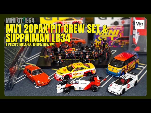 F1 Legends, LBWK AZ-1 & Suppaiman ER34! | V2 Toys Mini GT unBox