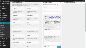 How to Use Widget Context to Dynamically Display Widgets