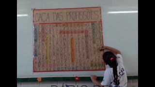 Aula: CAÇA-PALAVRAS COLETIVO - Atividade de Alfabetização