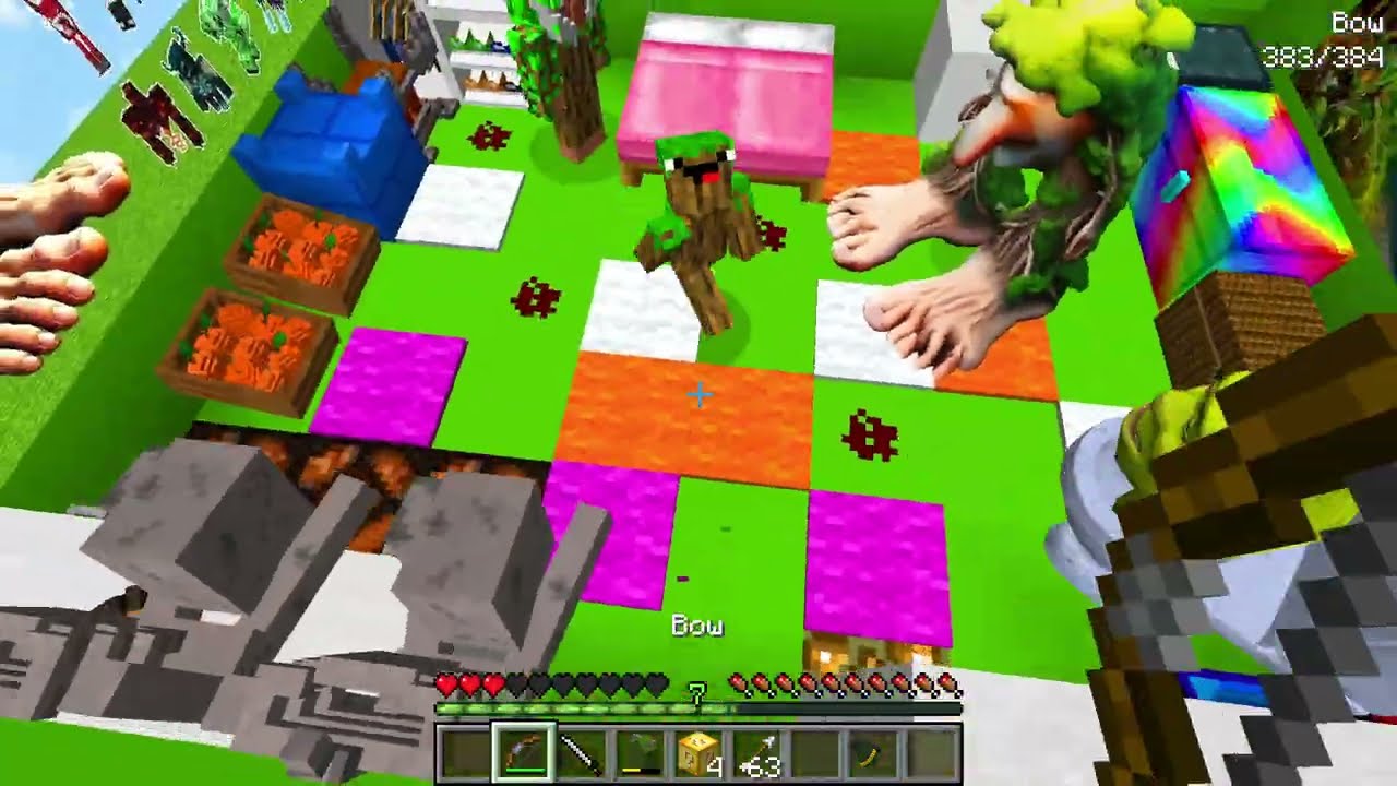 فلم ماين كرافت : كوكب منطاد تريبا تروبي ضد الجوكر ضد بربر باتابم ضد ستيف واليكس !!؟ 🔥😱