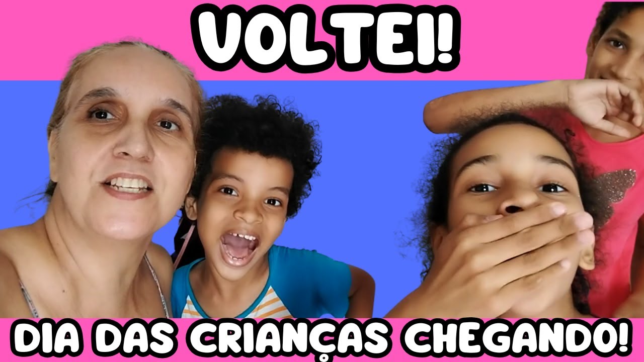 De Volta ao Canal! Foi dada a largada para o Dia das Crianças! - YouTube