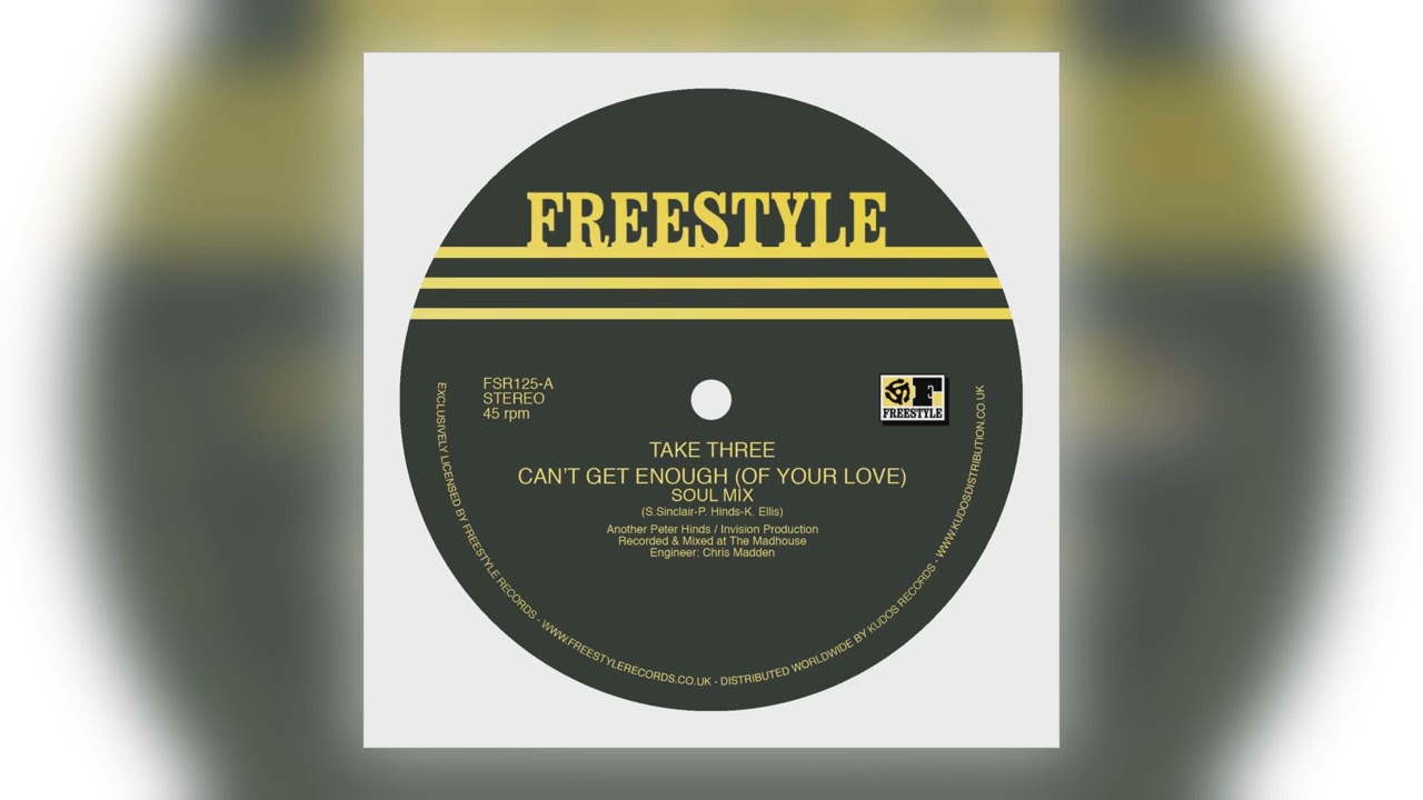 Take Three - Can't Get Enough (Of Your Love) [Soul Mix] [Audio