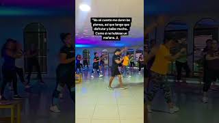 disfruta y baila hasta donde pueda🙏 #baile #dance #facil #zumba #shorts #shortvideo #viral #basicos