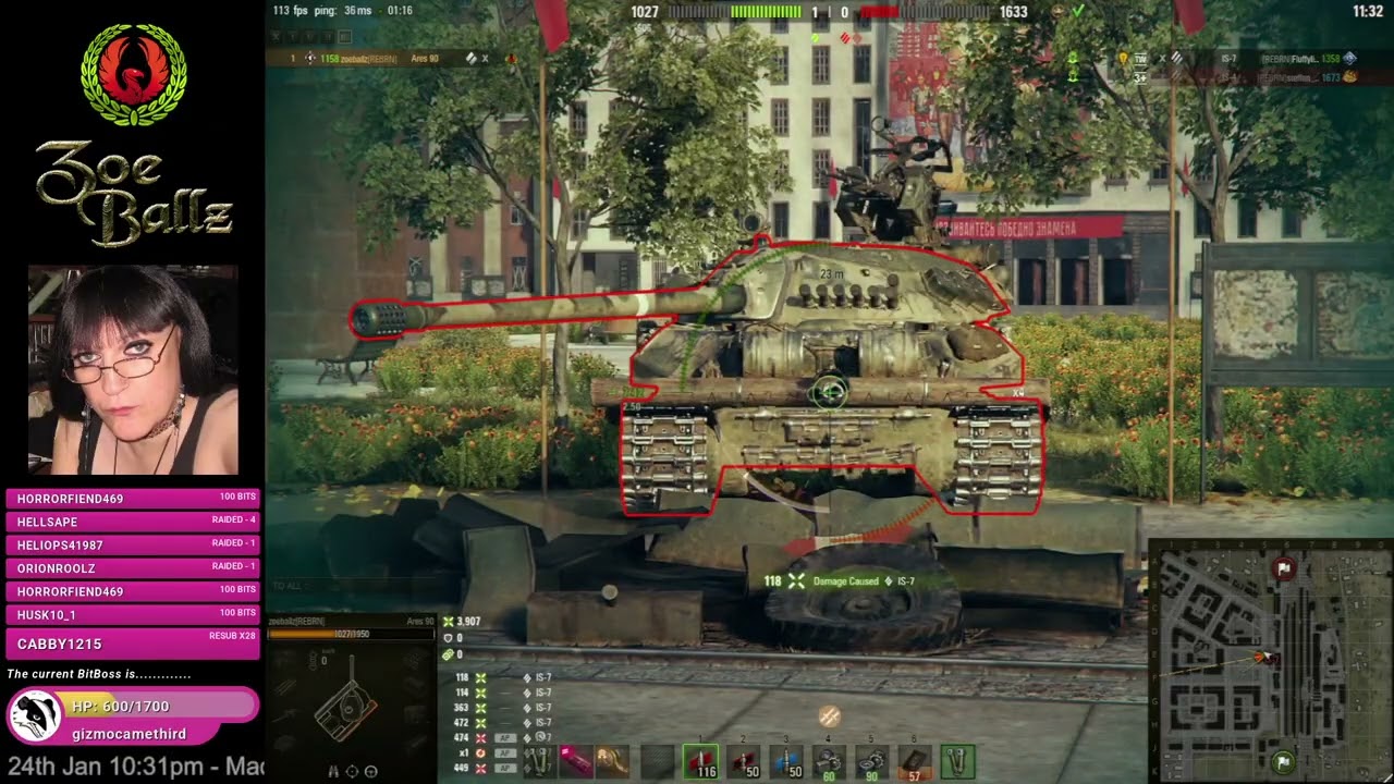 World of Tanks - ZoeBallz - Ares 90 has 5200 dpm - Wargaming say it's 2612 dpm !