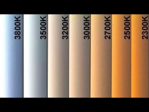 اختيار لون الاضاءة ولون ضوء السبوت لايت - YouTube