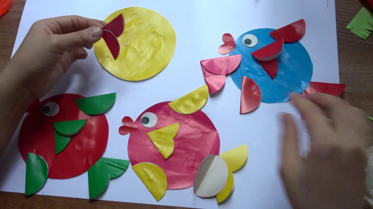 fish paper art, cutting animals, cute! YouTube