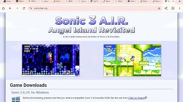 How to get Sonic 3 air on android!!