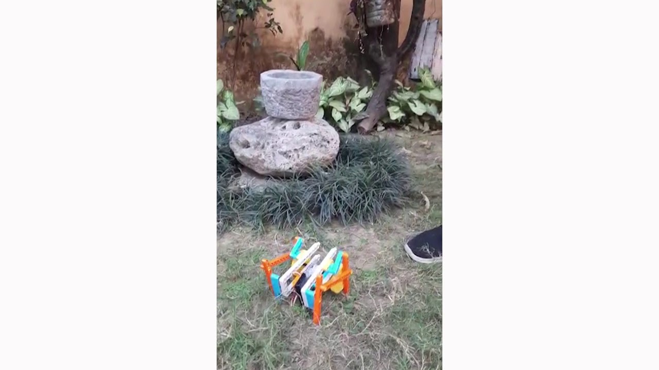 Simar's Hybrid Walking Robot | Robotics Bootcamp by Real School