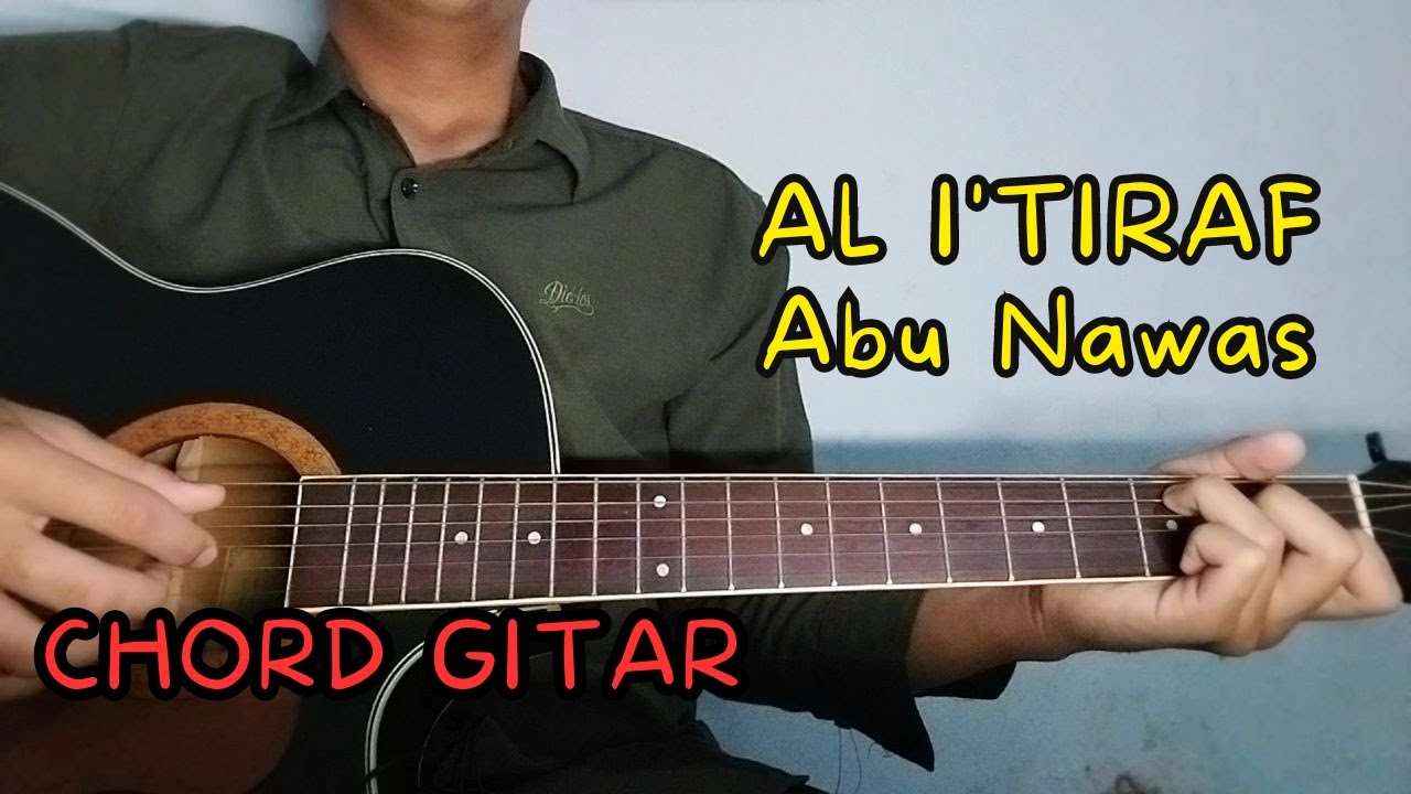 Al I'tiraf Sholawat Abu Nawas Tutorial Gitar Mudah YouTube