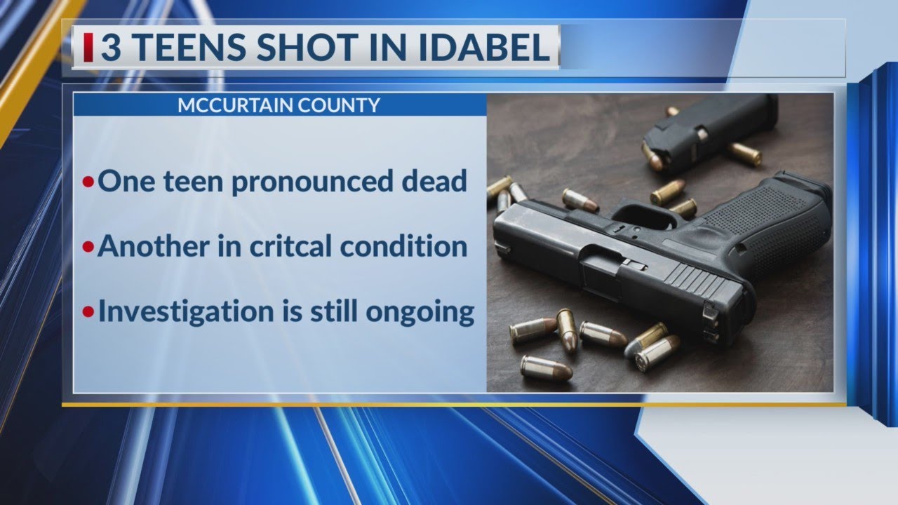 Reports: 3 teens shot at Idabel restaurant, 1 dead - YouTube