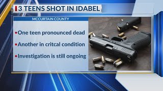 Reports: 3 teens shot at Idabel restaurant, 1 dead screenshot 4