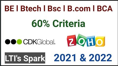 CDK Global Off Campus Drive for 2021 & 2022 | LTI
