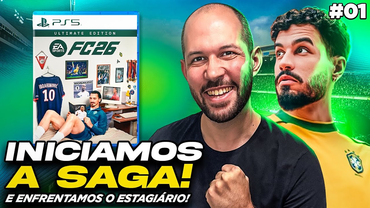 FC 26 | ENFRENTEI O ESTAGIÁRIO NA ESTREIA💥INÍCIO DA NOSSA SAGA NO ULTIMATE TEAM