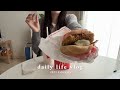 vlog | 一人暮らし社会人の週末日常vlog🌱好きなものをたくさん食べた週末|韓国ドラマで夜更かしする日|食事記録|韓国料理|自炊