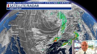 Sunshine returns and will stick around for most of the week with below normal temperatures