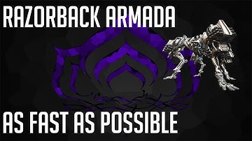 RAZORBACK ARMADA (WARFRAME EVENT) AS FAST AS POSSIBLE GUIDE