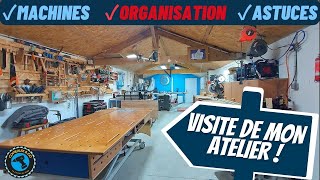 ➡➡ JE VOUS FAIS VISITER MON ATELIER! Machines, astuces, rangements...suivez le guide!‍