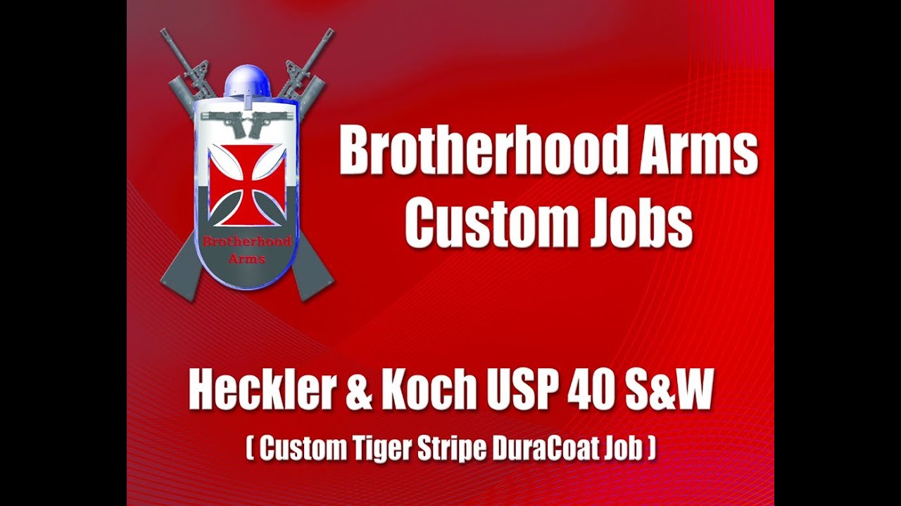 Brotherhood Arms: Heckler & Koch USP - DuraCoat Tiger Stripe & Upgrade