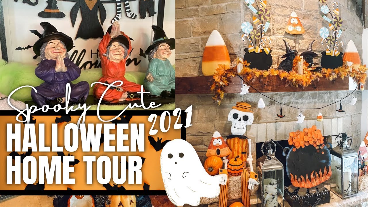 NEW 2021 Halloween House Tour | Cute Spooky Halloween Decor - YouTube