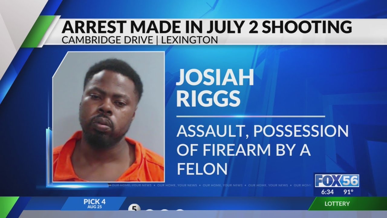 Arrest made in July shooting on Cambridge Drive - YouTube