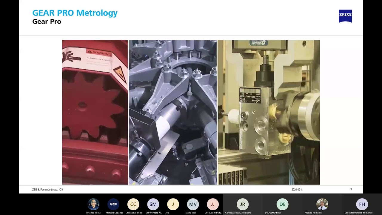 Medición de Engranes en CMM GearPro by Zeiss