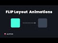 Using the flip animation technique for impossible layout animations