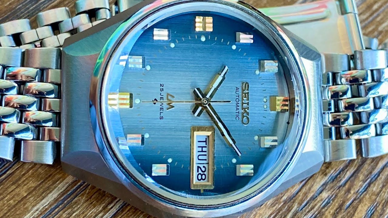 Vintage October 1970 Seiko LM LordMatic 5606-7290 Automatic On 