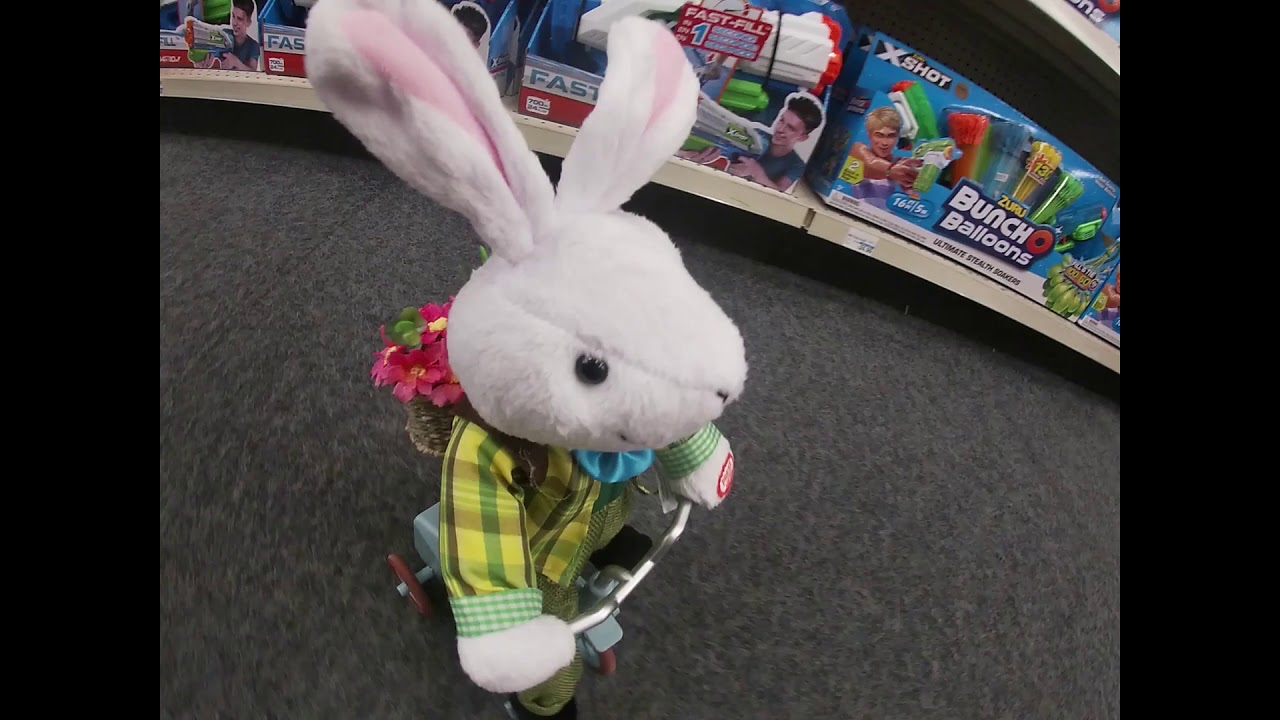 Pan Asian Productions Easter Bunny on A  Tricycle of Spring time Fun.