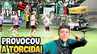 FLAMENGO EMPATA NO FINAL E ARRASCAETA PROVOCA A TORCIDA DO PALMEIRAS!! Palmeiras x Flamengo