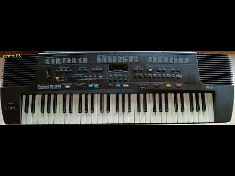 ROLAND E-38 (1995) - YouTube