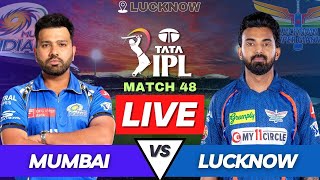 Live MI vs LSG IPL 2024 Match | Lucknow vs Mumbai Live Match Score | IPL Live Score & Commentary
