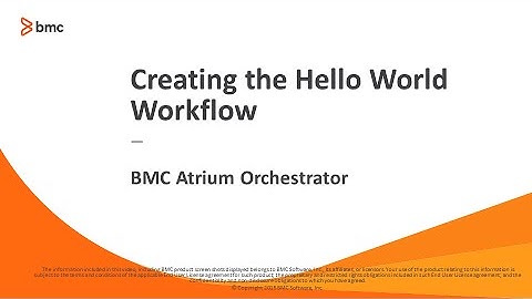 BAO Creating a Workflow in Development Studio