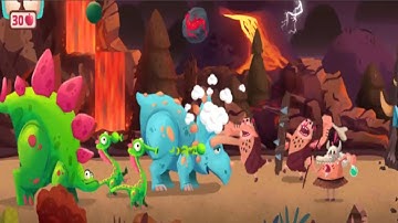 Dinosaurs v Cavemen Tower Defense Wars #4 Dino Bash (Game mod) Livel 18-21