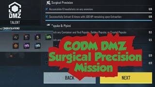 Famous CODM DMZ Surgical Precision Mission Complete Wealth