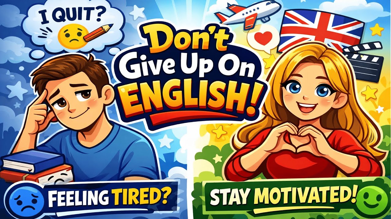 Don't Give Up on English | Easy Motivation for Beginners | English Podcast