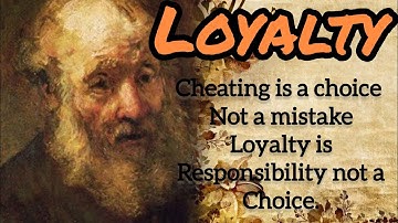 Cheating: A Choice, Not a Mistake | Loyalty: A Responsibility, Not a Choice |Cheating vs. Loyalty