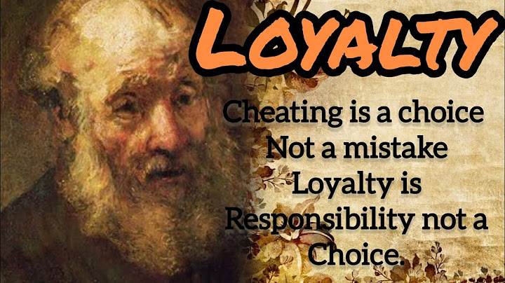 Cheating: A Choice, Not a Mistake | Loyalty: A Responsibility, Not a Choice |Cheating vs. Loyalty