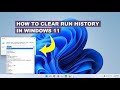 How to Delete Run Command History in Windows 11