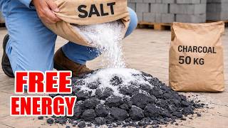 Mix Charcoal with Salt and make dollars! Most people would never know what happened 😱