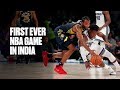 Kingspacers make history playing first ever nba game in india