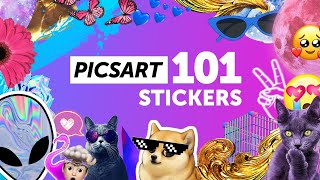 Picsart 101: Stickers