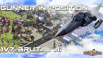 Defenses up and Ready! - 1v7 BRUTAL AI ( Command & Conquer - Yuri