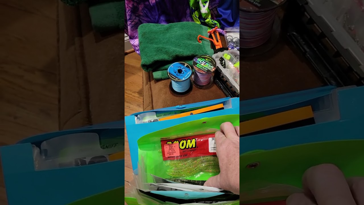 Our bass fishing setups. Mainly from Ollie's and Temu. Horrible thumbnail….great content!