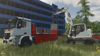FS25-TP-Erlengrat TP démolition et pose de murs en L😎👌😁