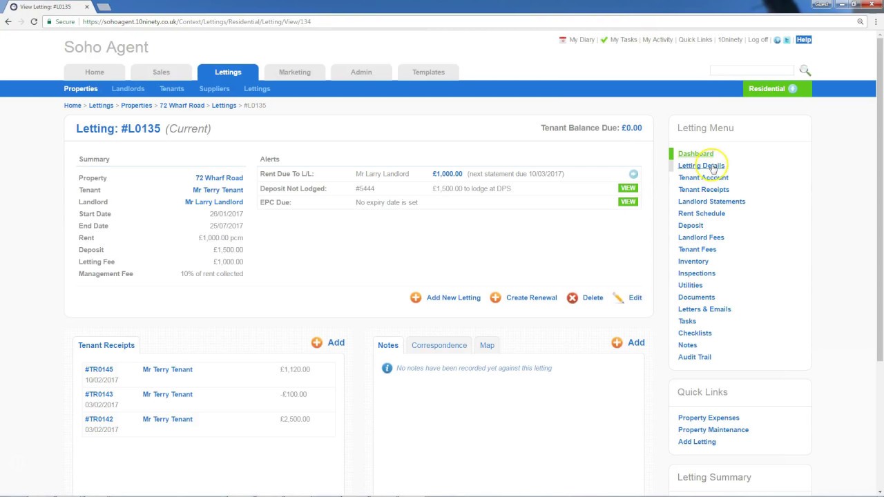 Lettings Management: Paying Landlords