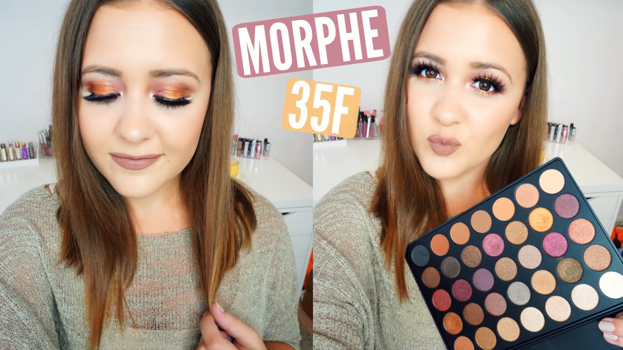 Morphe 35F Tutorial | Cranberry & Gold Eyes
