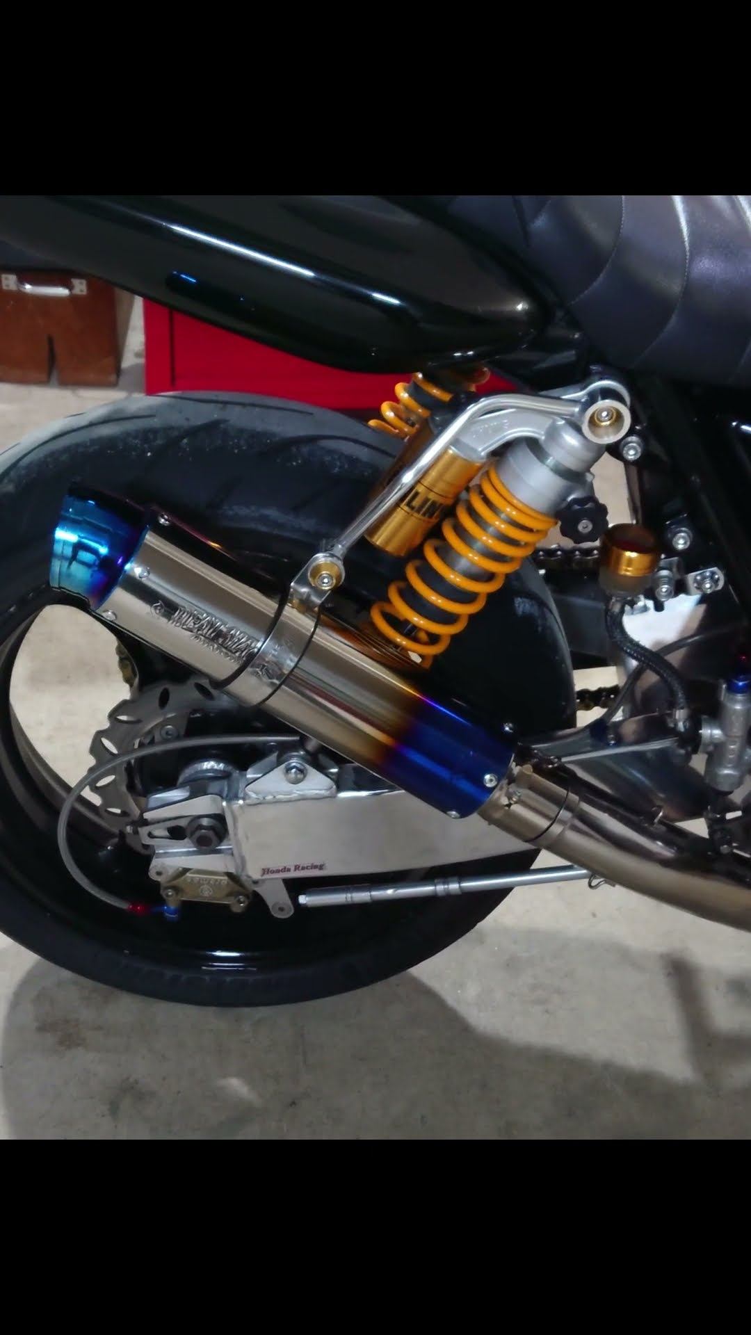 HONDA CB1000SF 磨き込んだオオニシヒートマジックチタン
