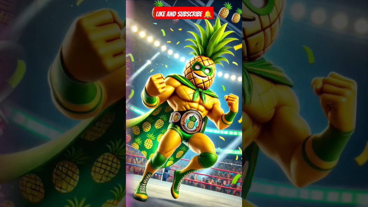 🍍Pineapple Warrior Evolution! AI Before & After Transformation 